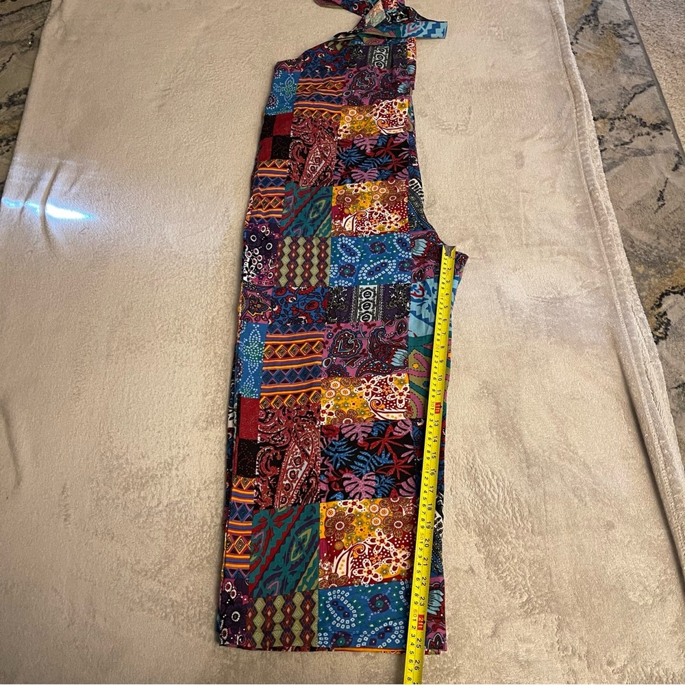 Colorful Patchwork Jumpsuit - Picture 6 of 16